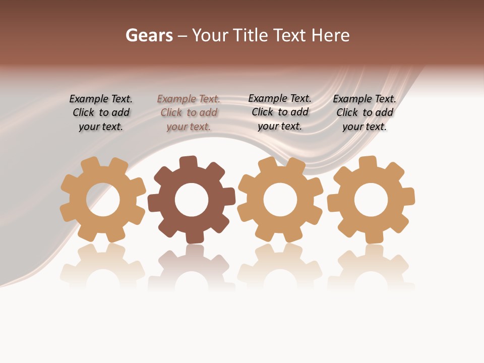 Choco Chocolate Swirl PowerPoint Template