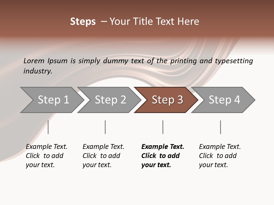 Choco Chocolate Swirl PowerPoint Template