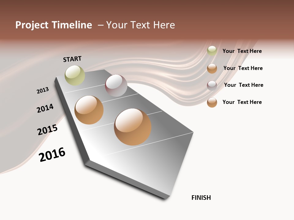 Choco Chocolate Swirl PowerPoint Template