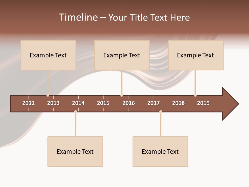 Choco Chocolate Swirl PowerPoint Template