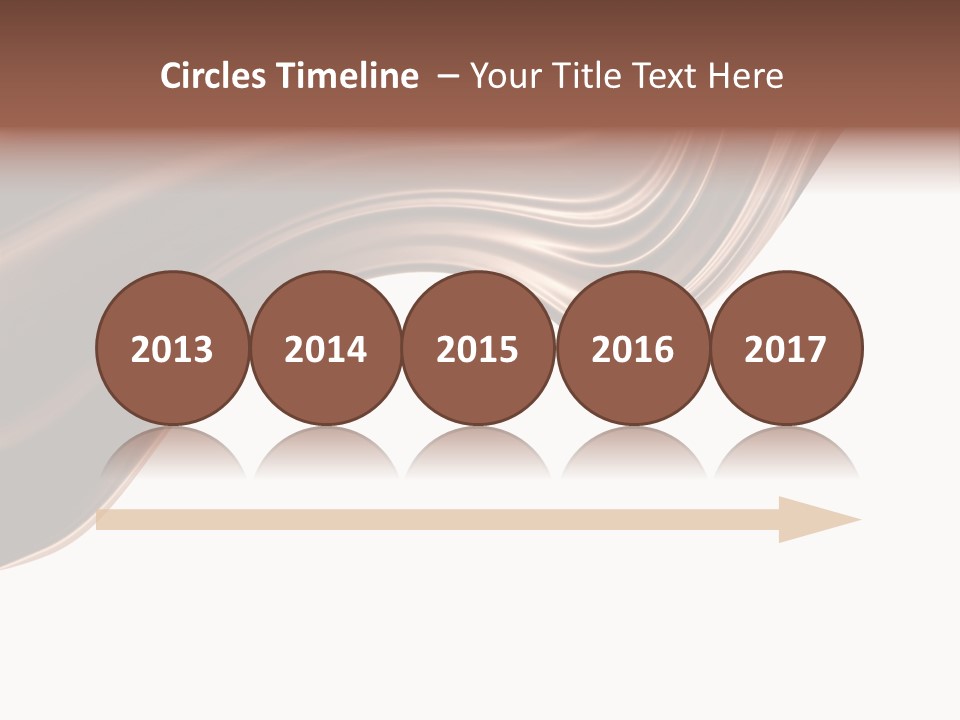 Choco Chocolate Swirl PowerPoint Template