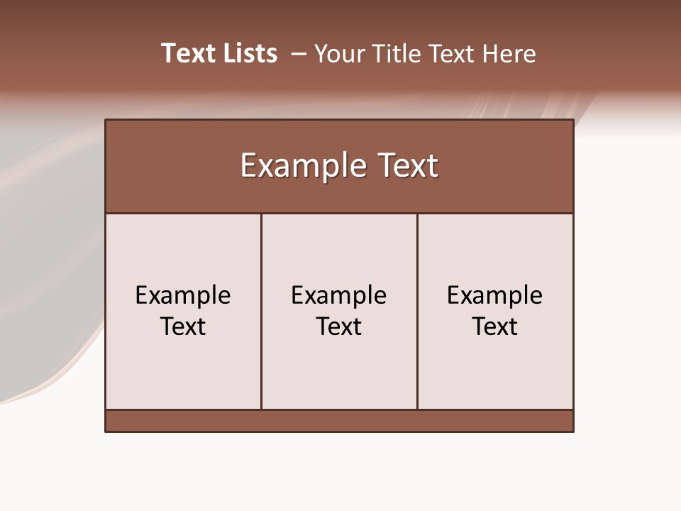 Choco Chocolate Swirl PowerPoint Template