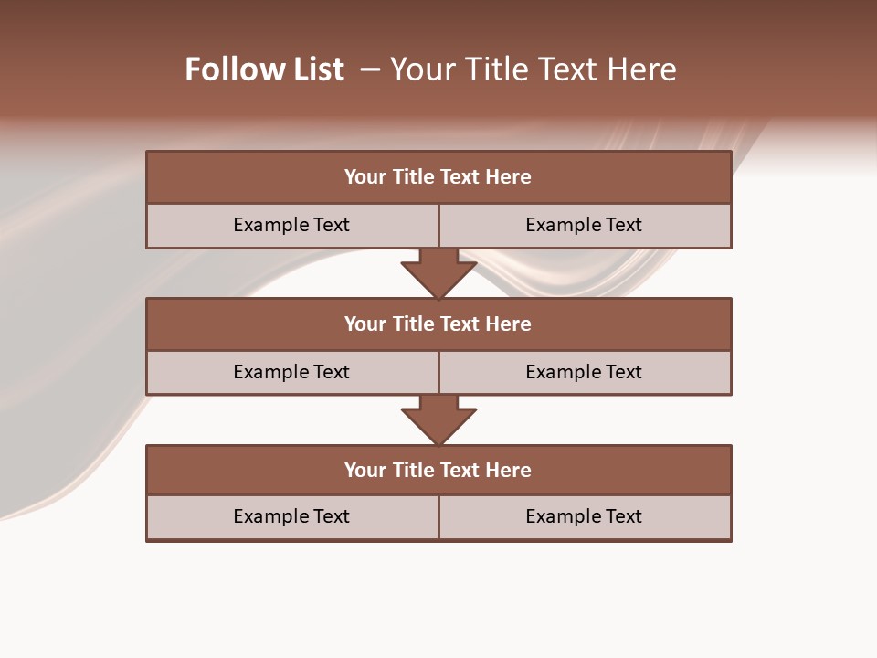 Choco Chocolate Swirl PowerPoint Template