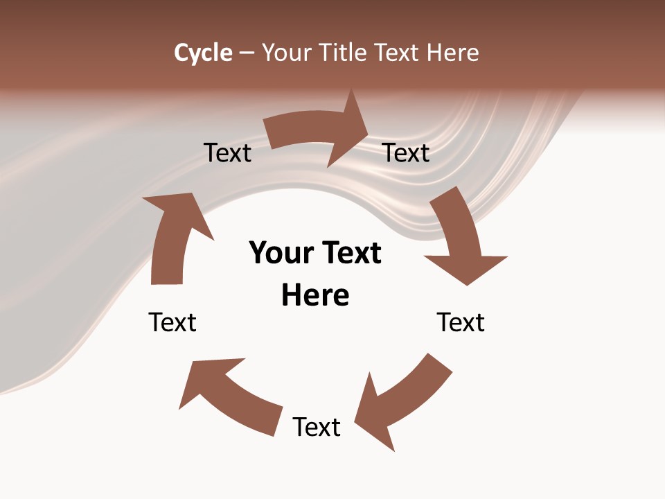 Choco Chocolate Swirl PowerPoint Template