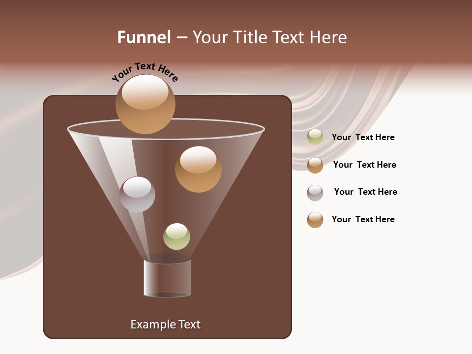 Choco Chocolate Swirl PowerPoint Template