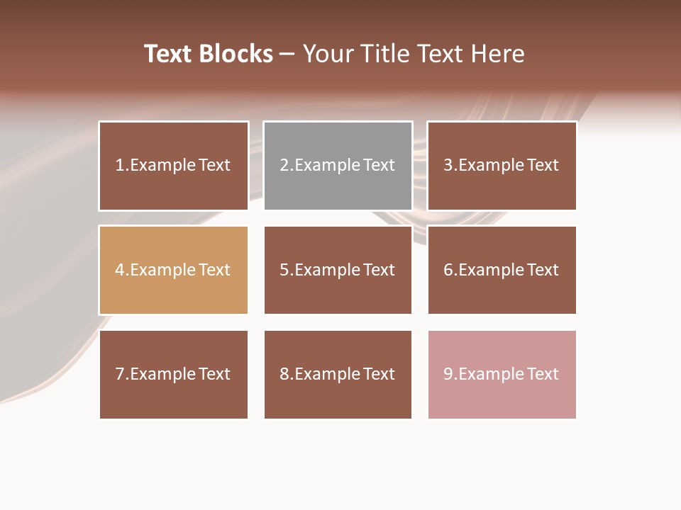 Choco Chocolate Swirl PowerPoint Template