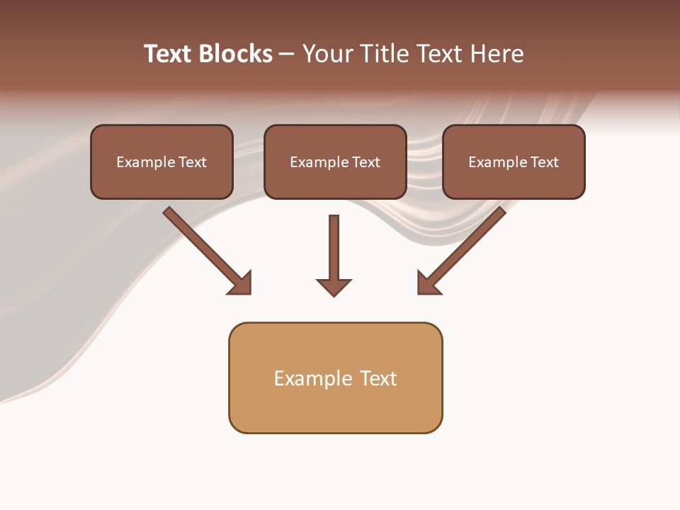 Choco Chocolate Swirl PowerPoint Template