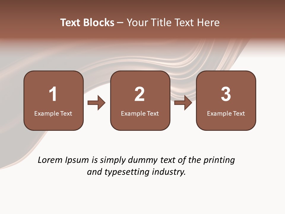 Choco Chocolate Swirl PowerPoint Template