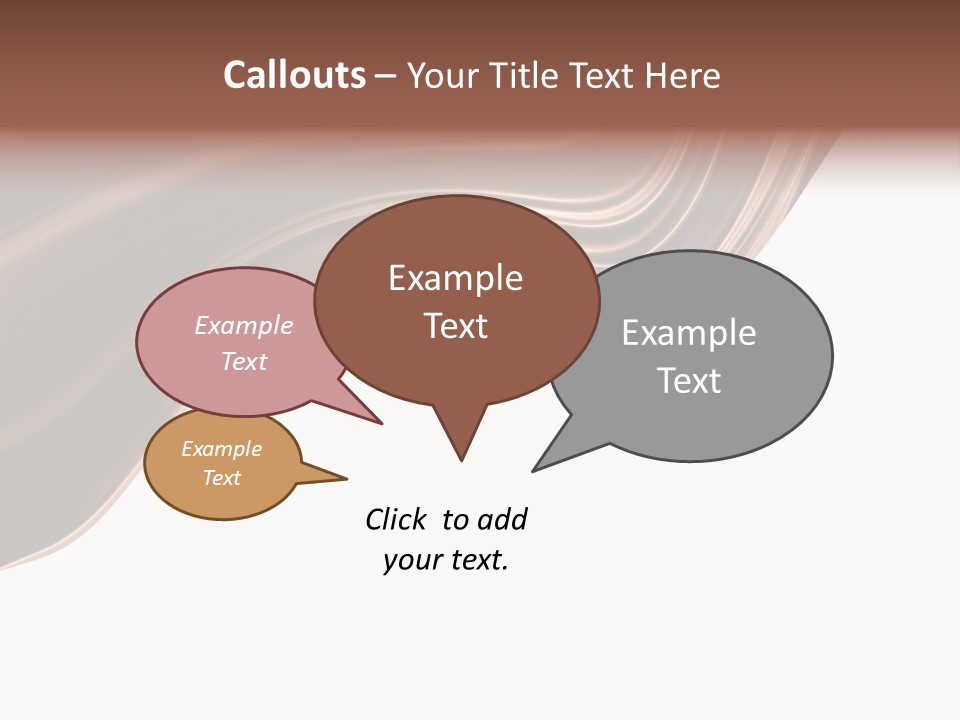 Choco Chocolate Swirl PowerPoint Template