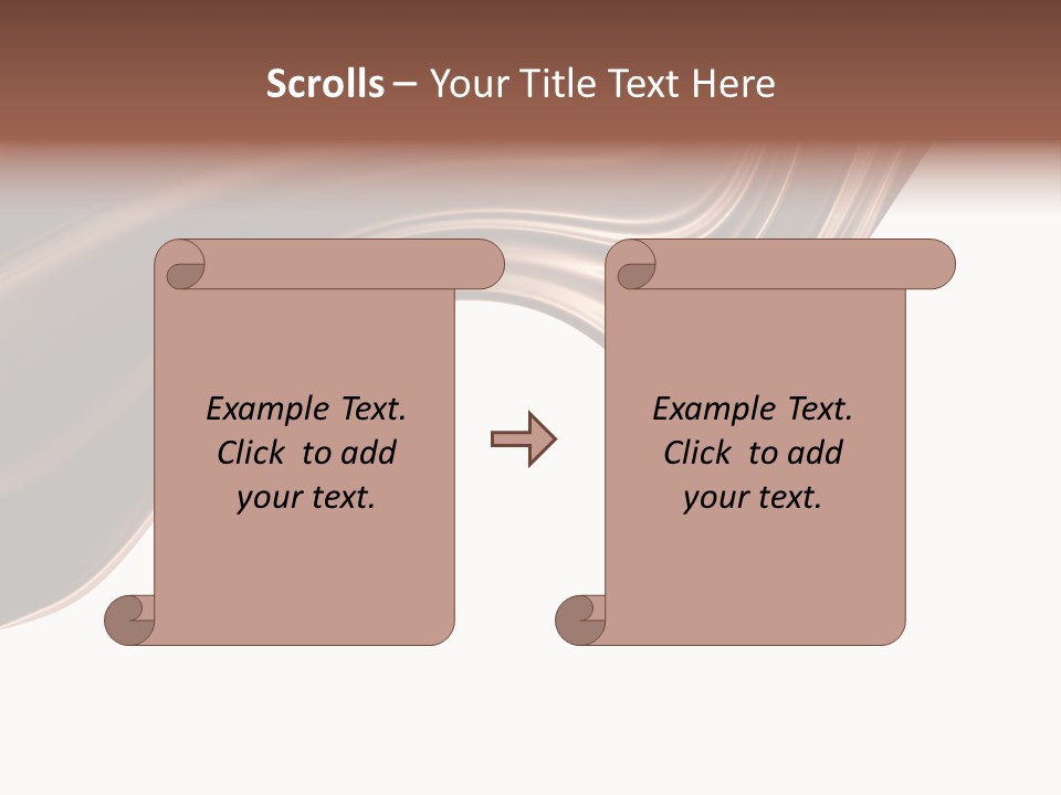 Choco Chocolate Swirl PowerPoint Template