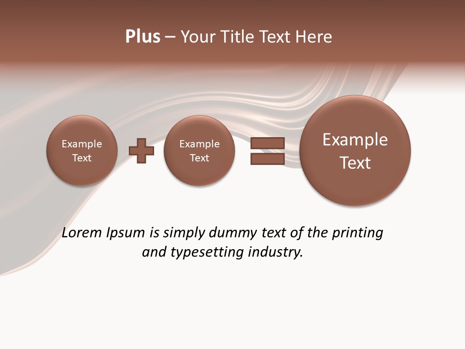 Choco Chocolate Swirl PowerPoint Template