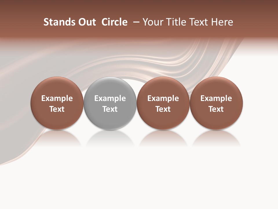 Choco Chocolate Swirl PowerPoint Template