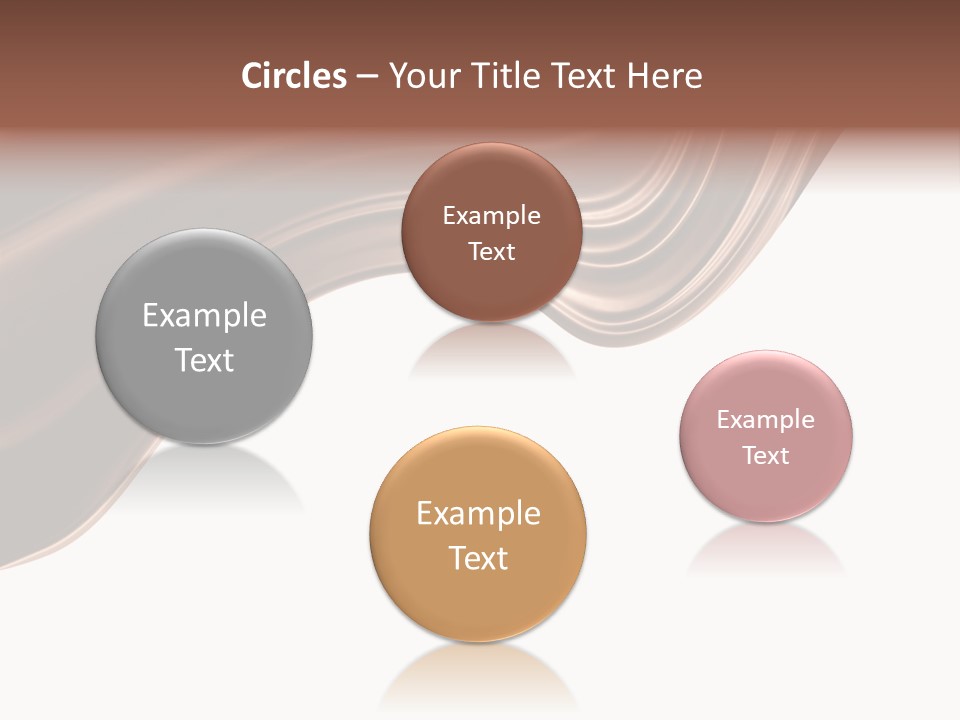 Choco Chocolate Swirl PowerPoint Template