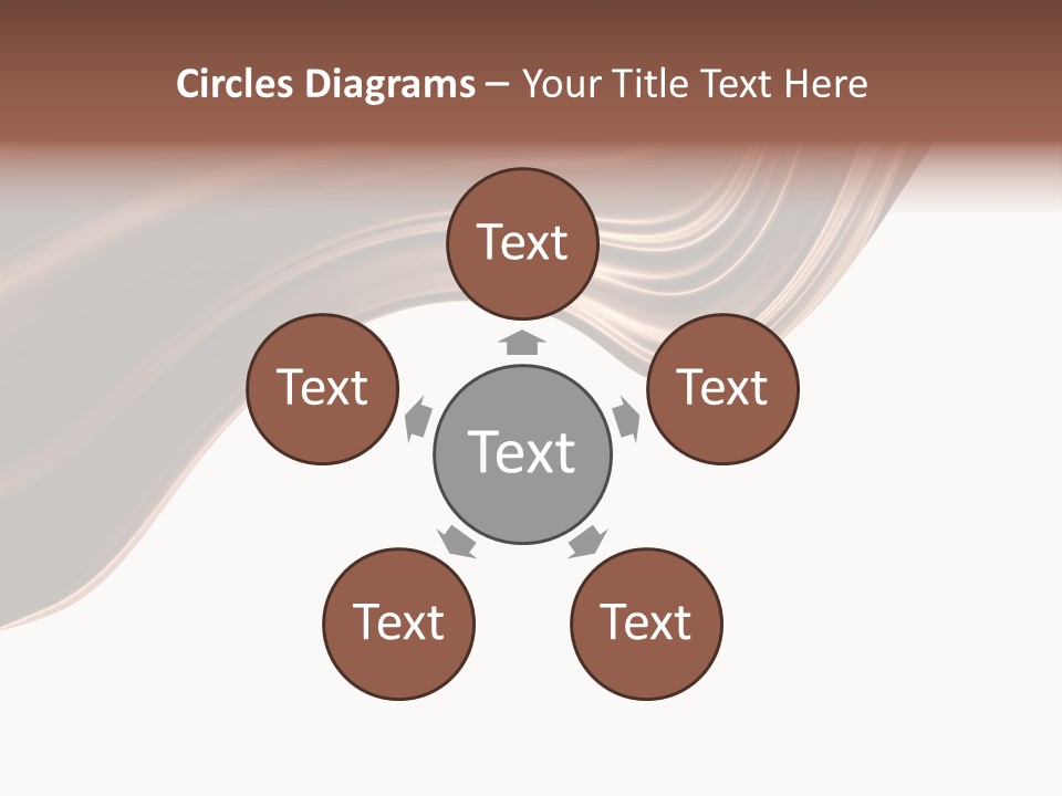 Choco Chocolate Swirl PowerPoint Template