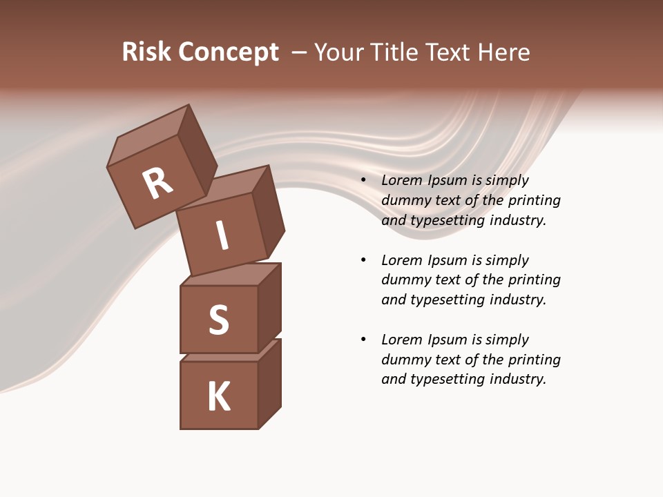 Choco Chocolate Swirl PowerPoint Template