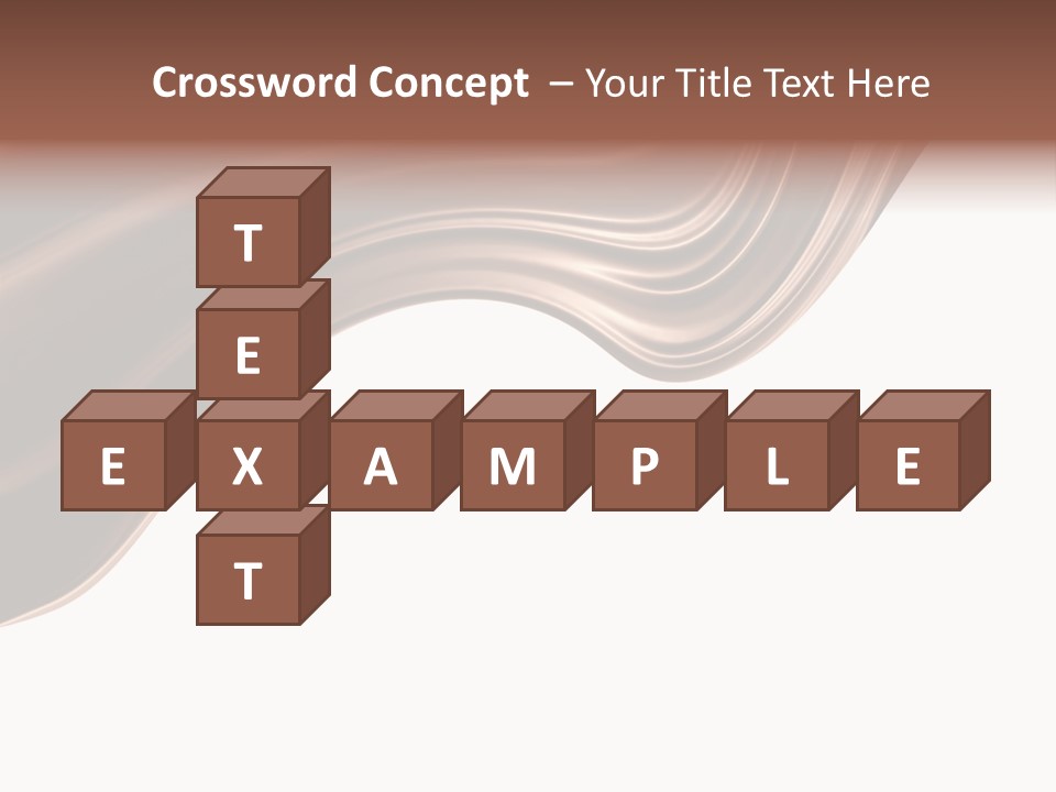 Choco Chocolate Swirl PowerPoint Template