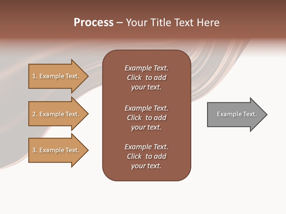 Choco Chocolate Swirl PowerPoint Template