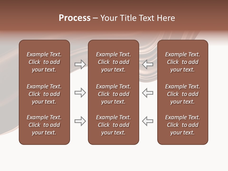 Choco Chocolate Swirl PowerPoint Template