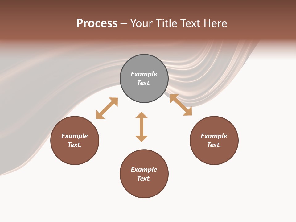 Choco Chocolate Swirl PowerPoint Template