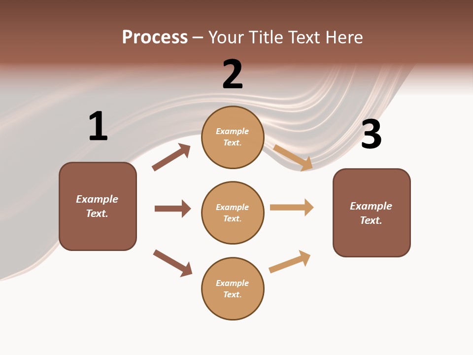 Choco Chocolate Swirl PowerPoint Template