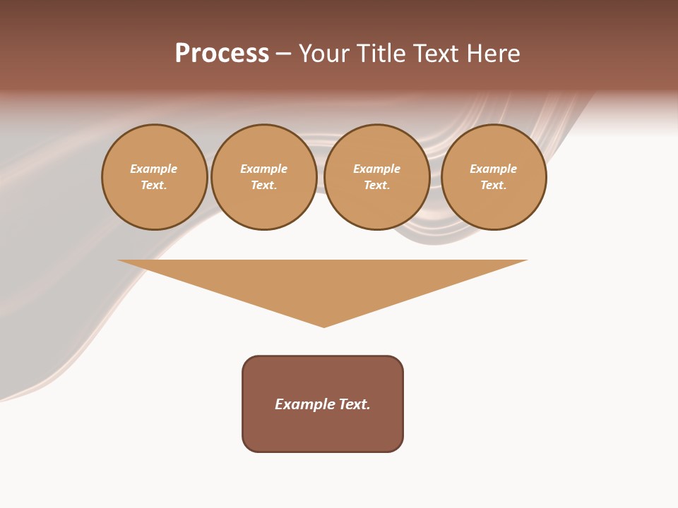 Choco Chocolate Swirl PowerPoint Template