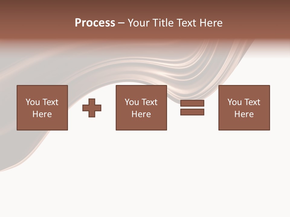 Choco Chocolate Swirl PowerPoint Template
