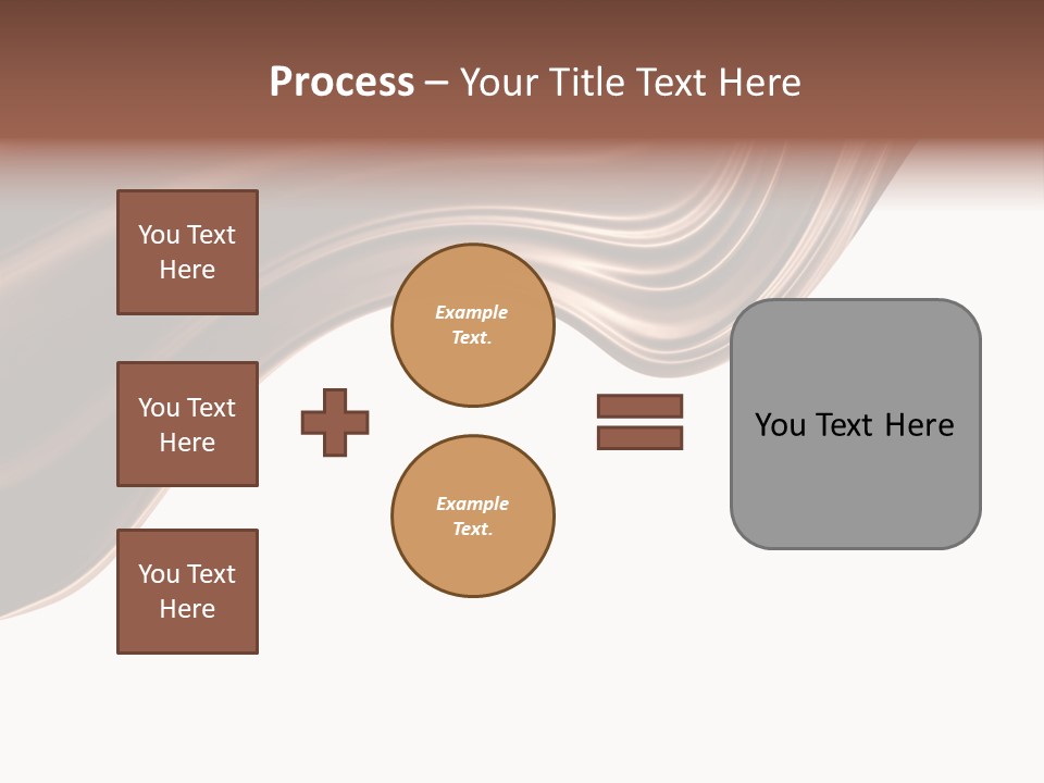 Choco Chocolate Swirl PowerPoint Template