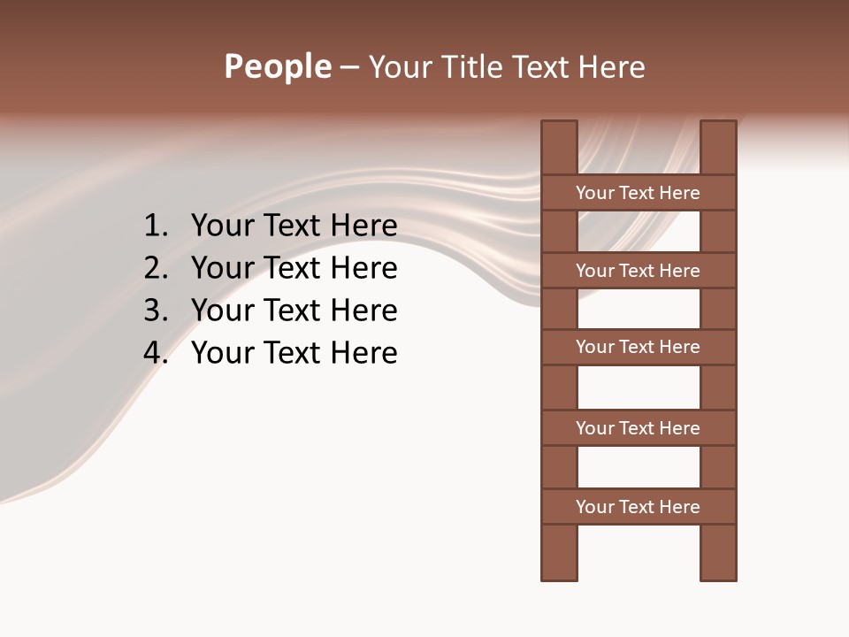 Choco Chocolate Swirl PowerPoint Template