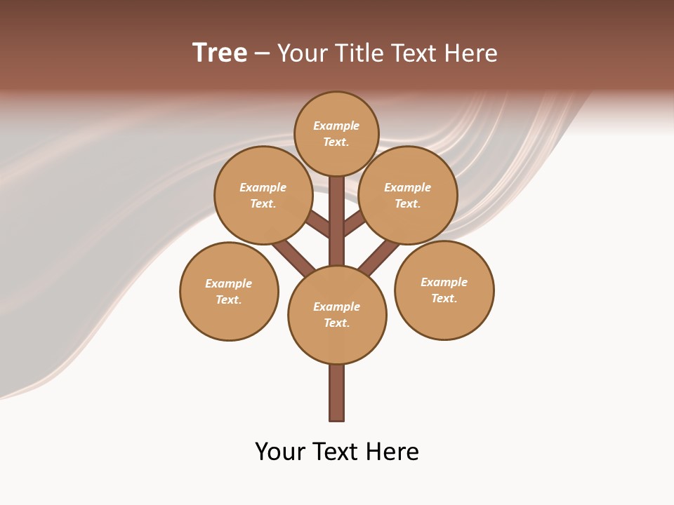 Choco Chocolate Swirl PowerPoint Template