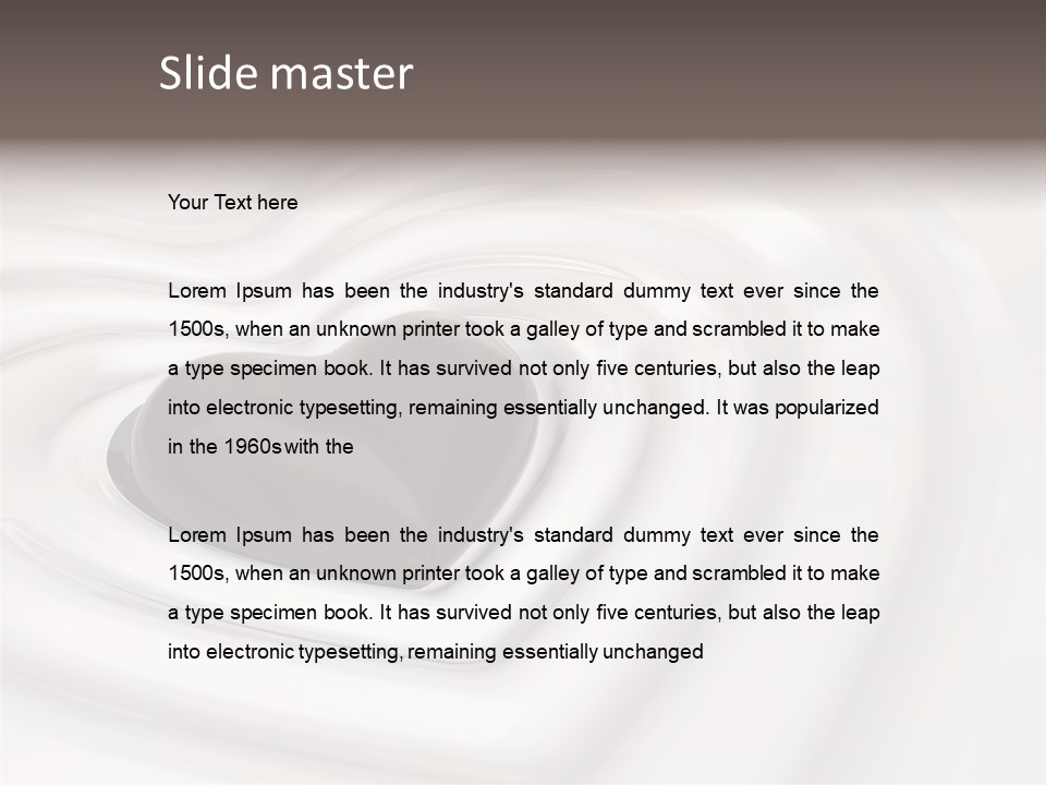 Cioccolato Goloso Passione PowerPoint Template