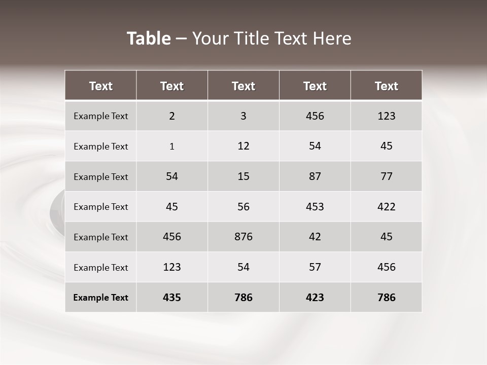 Cioccolato Goloso Passione PowerPoint Template