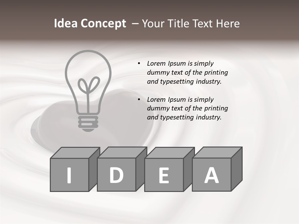 Cioccolato Goloso Passione PowerPoint Template