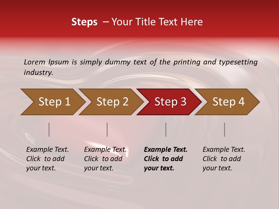 Caldo Goloso Rosso PowerPoint Template