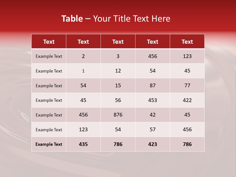 Caldo Goloso Rosso PowerPoint Template