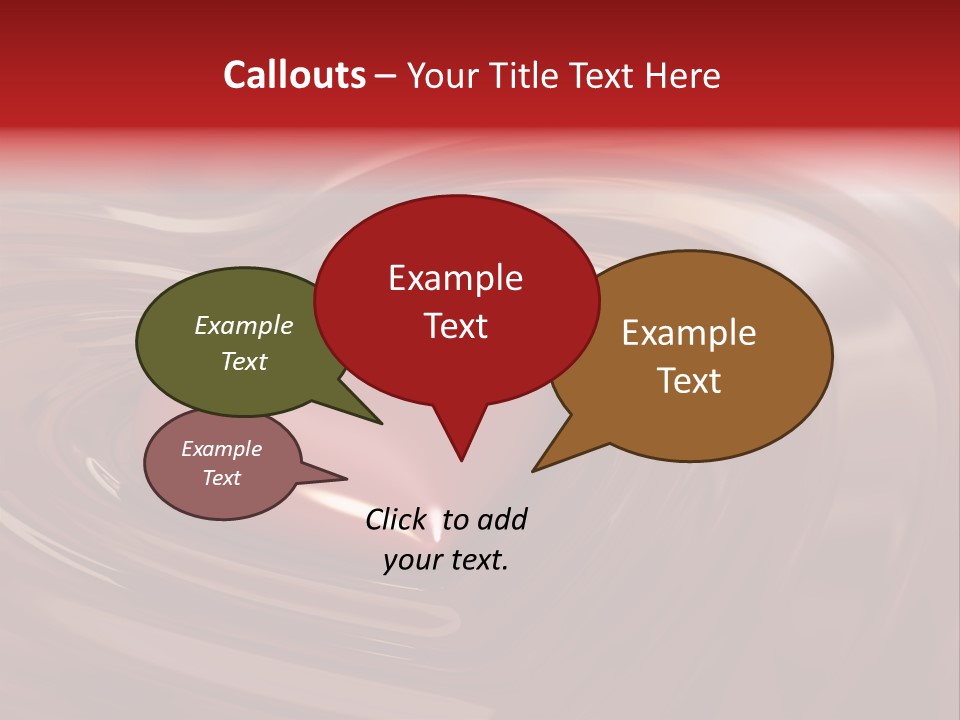 Caldo Goloso Rosso PowerPoint Template