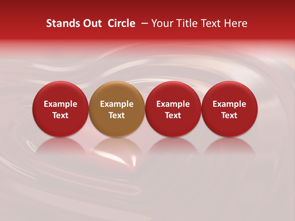 Caldo Goloso Rosso PowerPoint Template