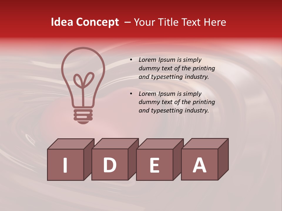 Caldo Goloso Rosso PowerPoint Template