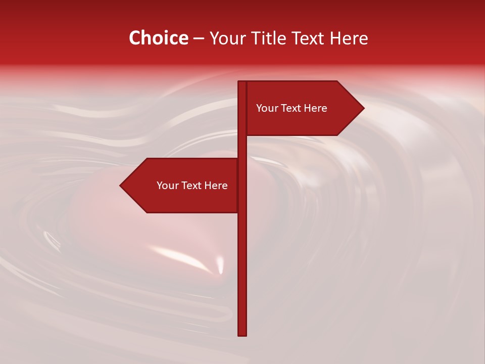 Caldo Goloso Rosso PowerPoint Template