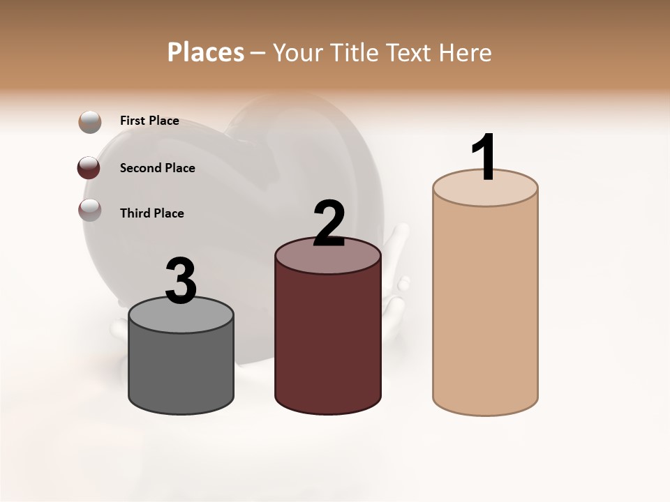 Latte Fuso Liquido PowerPoint Template