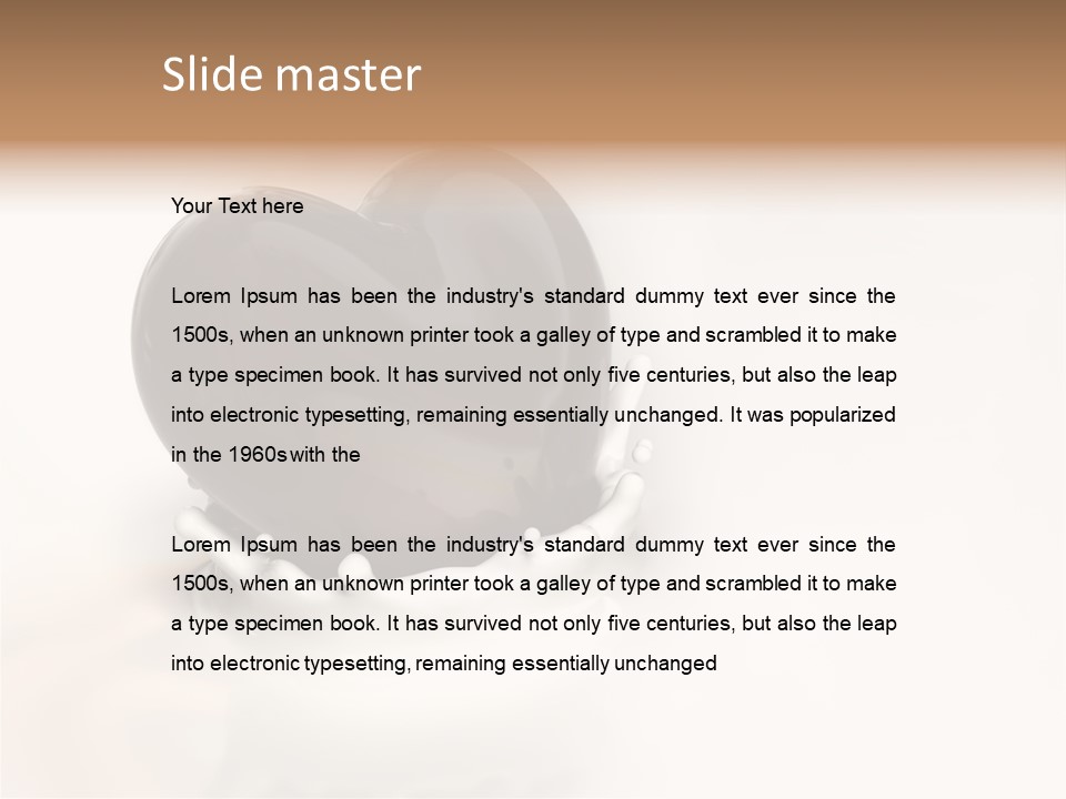Latte Fuso Liquido PowerPoint Template