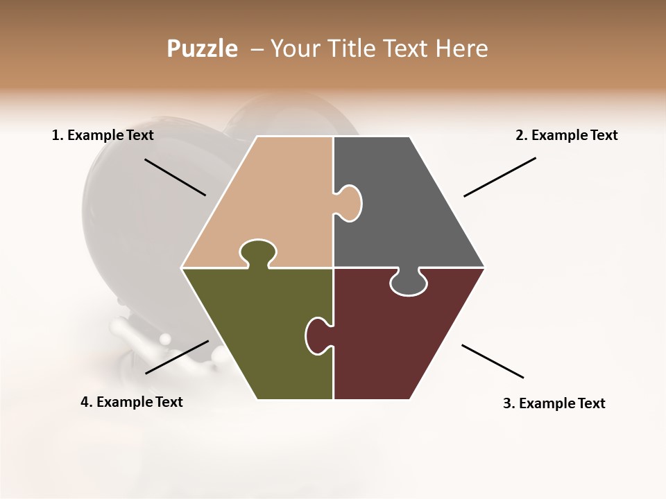 Latte Fuso Liquido PowerPoint Template