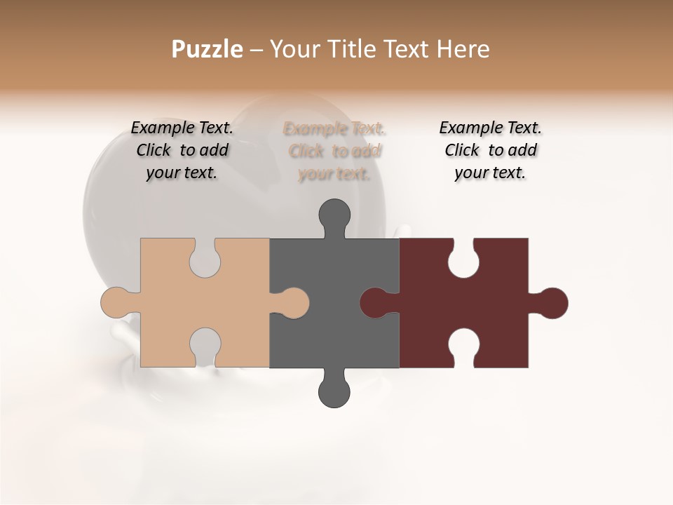 Latte Fuso Liquido PowerPoint Template