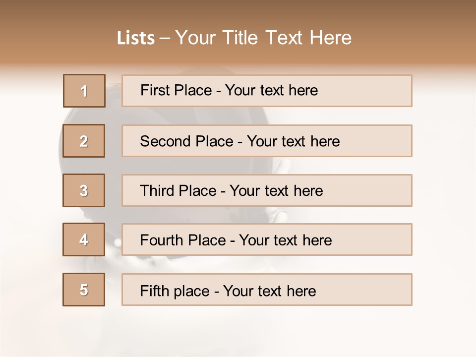 Latte Fuso Liquido PowerPoint Template