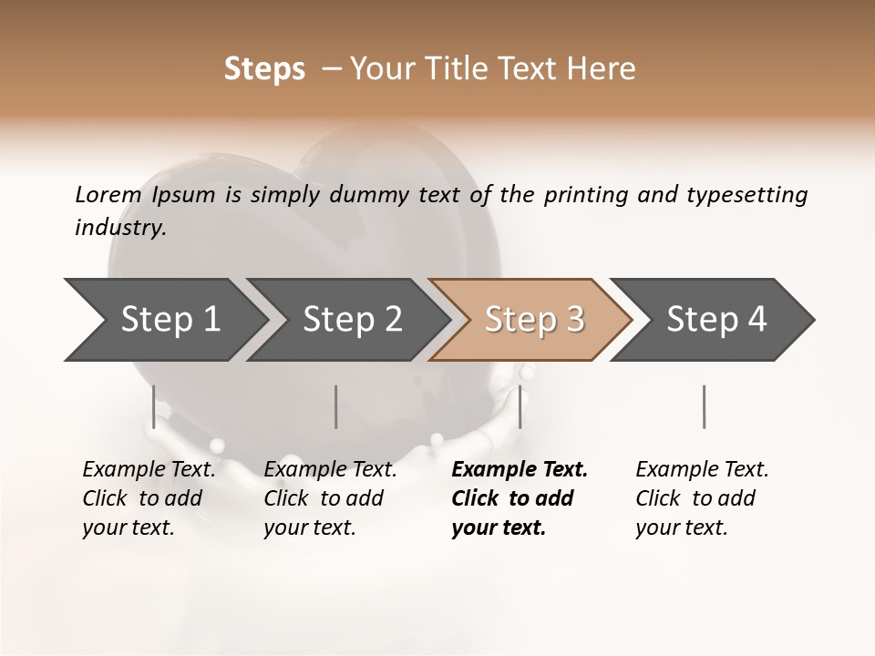 Latte Fuso Liquido PowerPoint Template