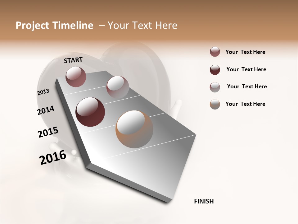 Latte Fuso Liquido PowerPoint Template