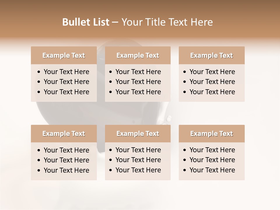 Latte Fuso Liquido PowerPoint Template