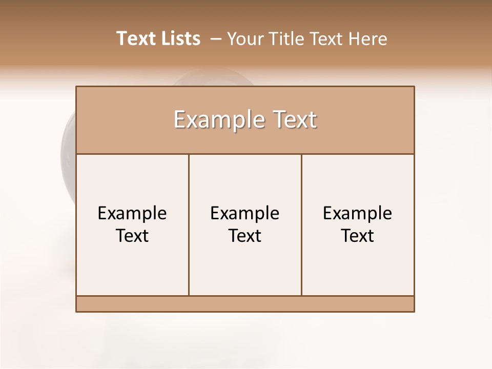 Latte Fuso Liquido PowerPoint Template