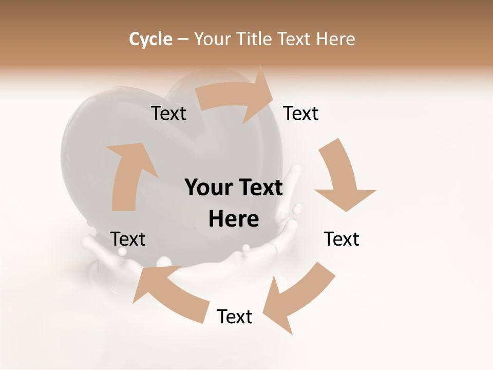 Latte Fuso Liquido PowerPoint Template