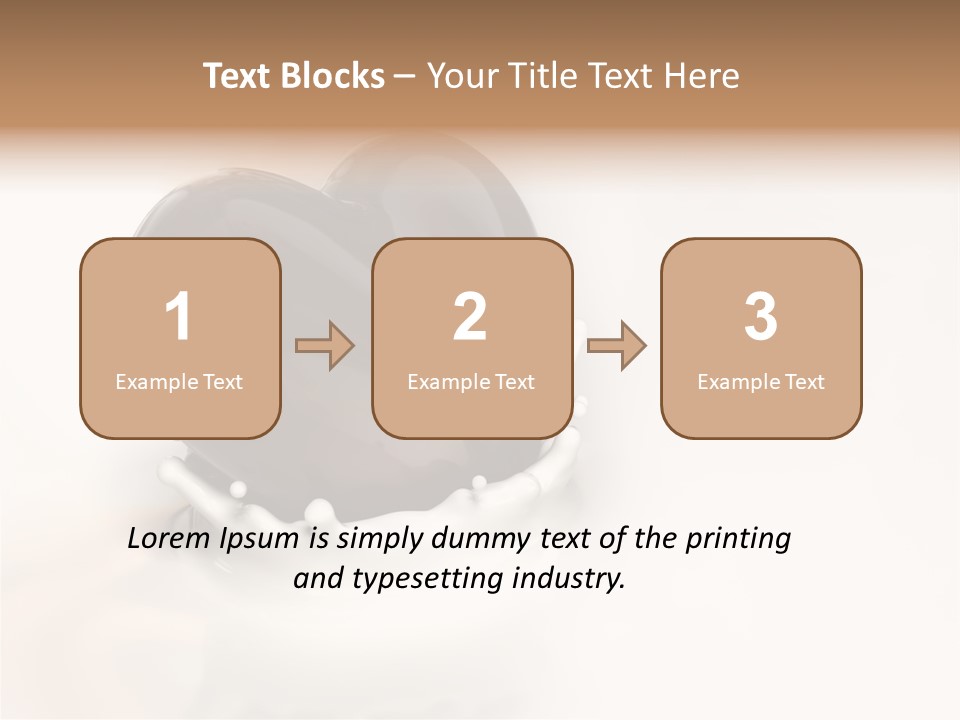 Latte Fuso Liquido PowerPoint Template
