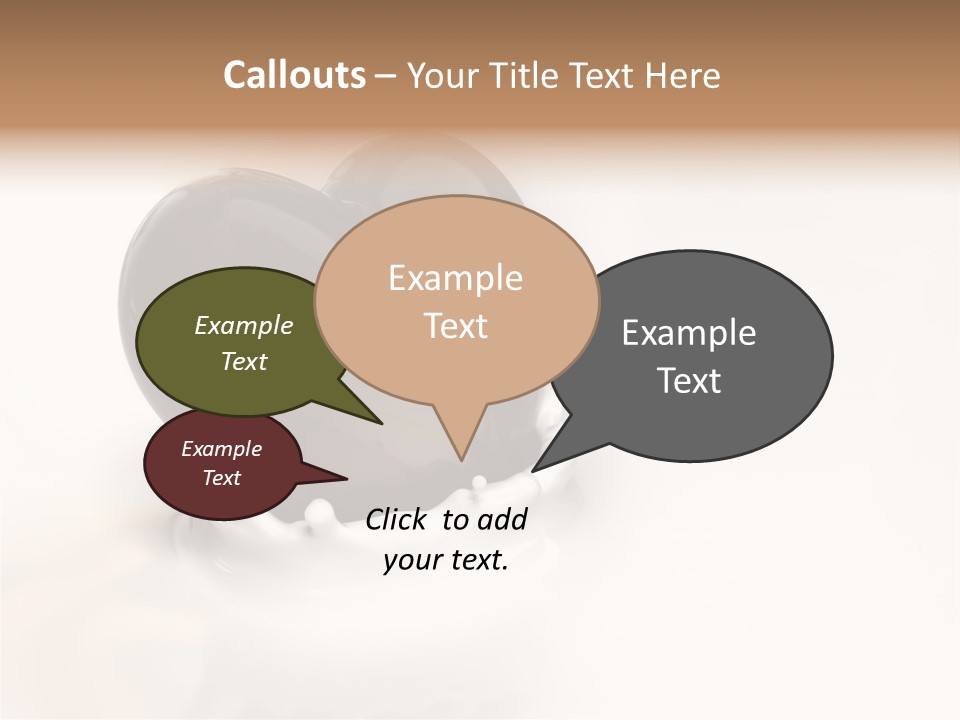 Latte Fuso Liquido PowerPoint Template